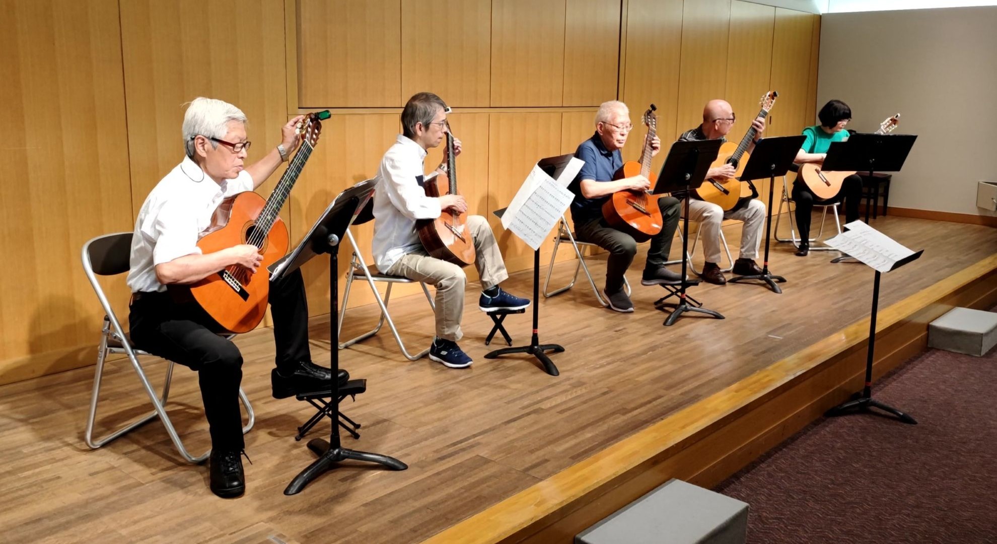 ギター発表会ゾンタークリハーサル