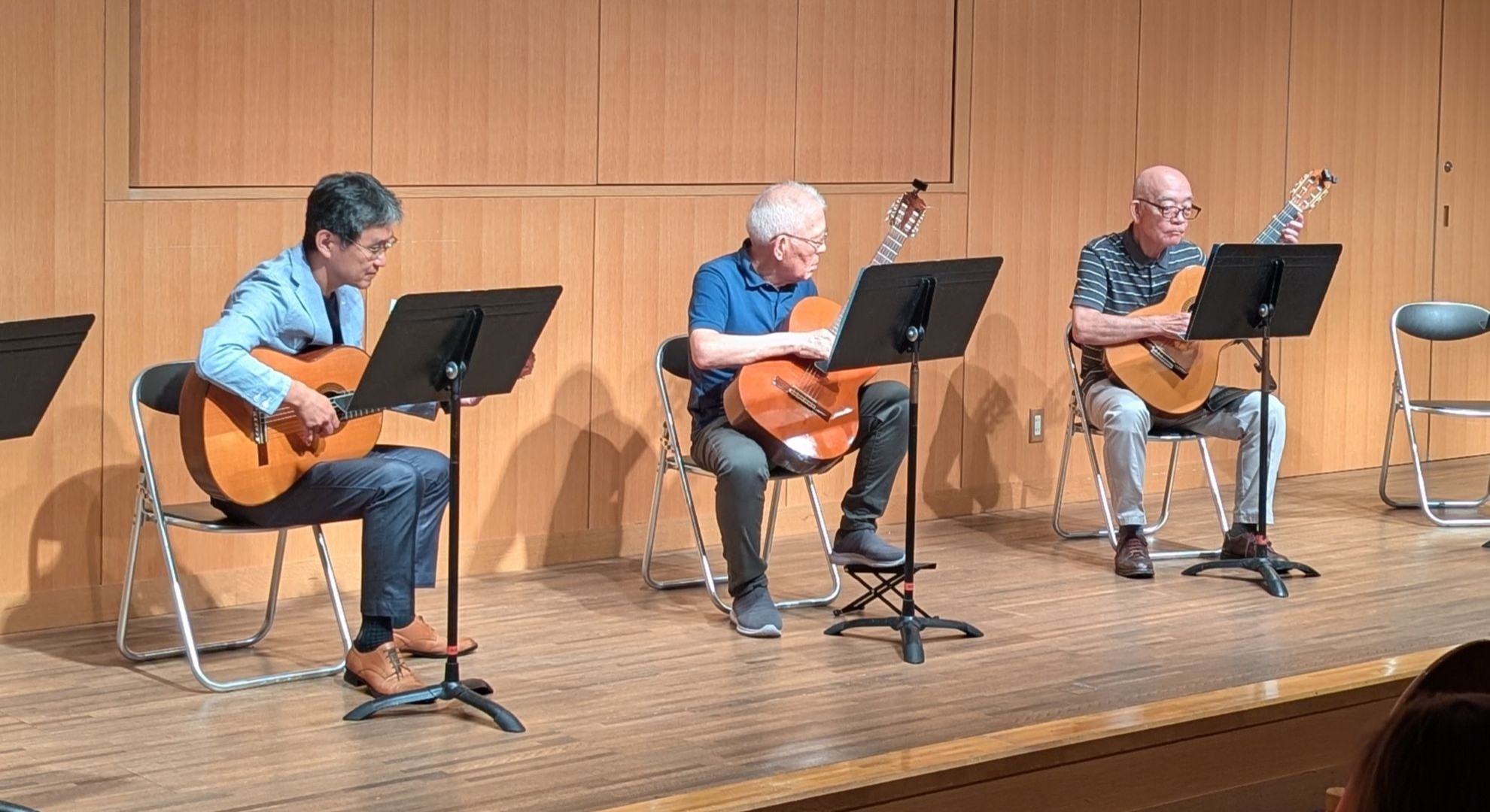 ギター発表会合奏本番